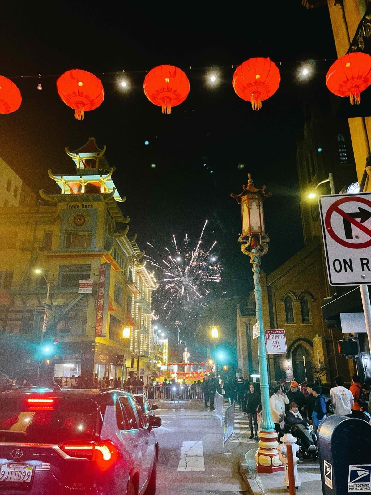 Chinatown during the parade